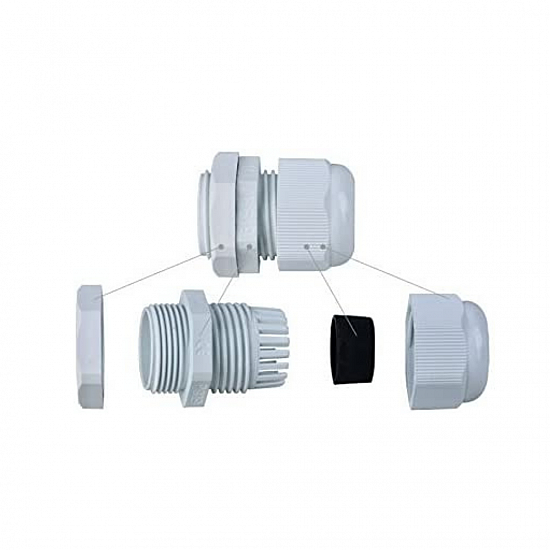 PG11 Waterproof IP68 Nylon Plastic Cable Gland Connector