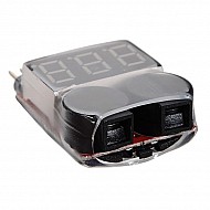 Battery Voltage Tester checker Monitor and Buzzer Alarm - lipo, li ion life