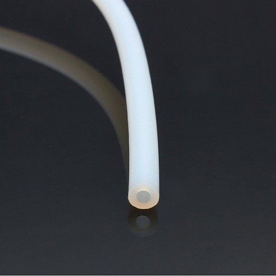 PTFE 2x4mm White Teflon Tube for 1.75mm 3D Printer Filament  - 1 Meter