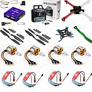 Quadcopter Drone Combo with radiolink Crossflight Kit (Motor + ESC + Propeller + Flight Controller + Frame + TX-RX Flysky FSi6+ Power module + Belt) |  ImportDukan