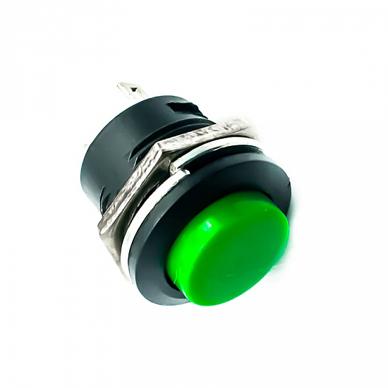 R13-507  Self-reset Button Switch |16MM | Green