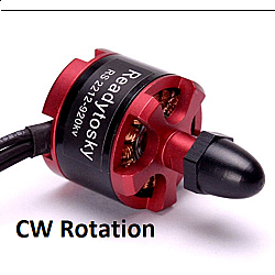 ReadyToSky 2212 920KV Brushless Motor For Drone - CW (Clockwise) Direction