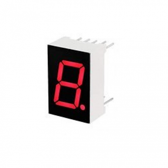 Red 0.56inch 1 Digit 7 Segment LED Display Digital Tube - Common Anode