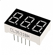 Red 0.56inch 3 Digit 7 Segment LED Display Digital Tube - Common Anode