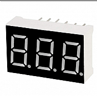 Red 0.56inch 3 Digit 7 Segment LED Display Digital Tube - Common Anode