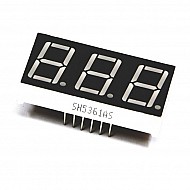 Red 0.56inch 3 Digit 7 Segment LED Display Digital Tube - Common Cathode