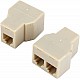 RJ11 Telephone line tee header