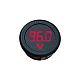 Round LED Digital Voltmeter Display DC 4-100V  | Red