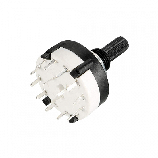 RS26 3P4T Band Channel Rotary Selector Switch