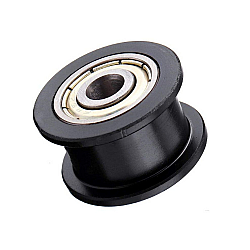 Rubber Bearing Pulley H Groove Wheel for 3D Printer