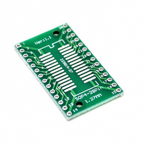 SOP28 to DIP28 Adapter Converter PCB Board