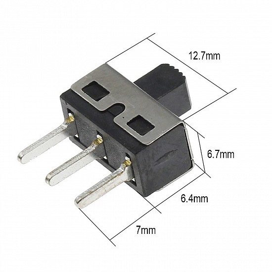 SS12D10 3Pin 5MM Straight feet Toggle Switch