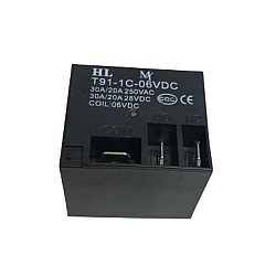 T91-1C 06VDC 30A Cube Relay 