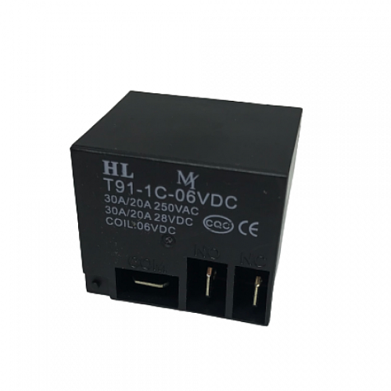 T91-1C 06VDC 30A Cube Relay