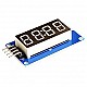 TM1637 4 Bits Digital Tube LED Display Module With Clock Display for Arduino