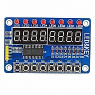 TM1638 8-Bit Button Digital LED Display Module