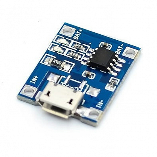 TP4056 1A Li-ion Lithium Battery Charging Module – Micro USB