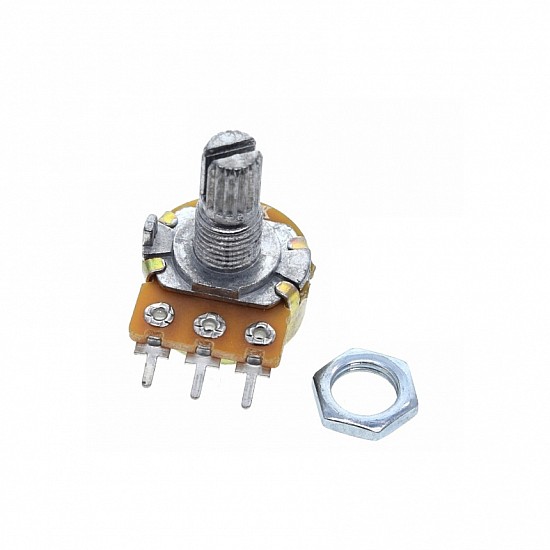 WH148 5K Ohm 3Pin 15mm Shaft Single Potentiometer