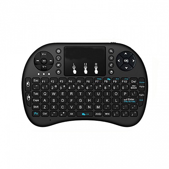 Wireless Mini Keyboard with Touchpad Mouse