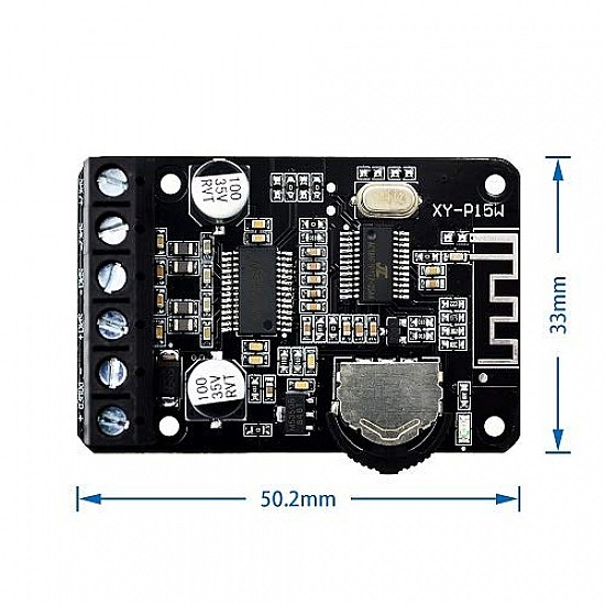 XY-P15W Stereo Bluetooth 5.0 Power Amplifier Board