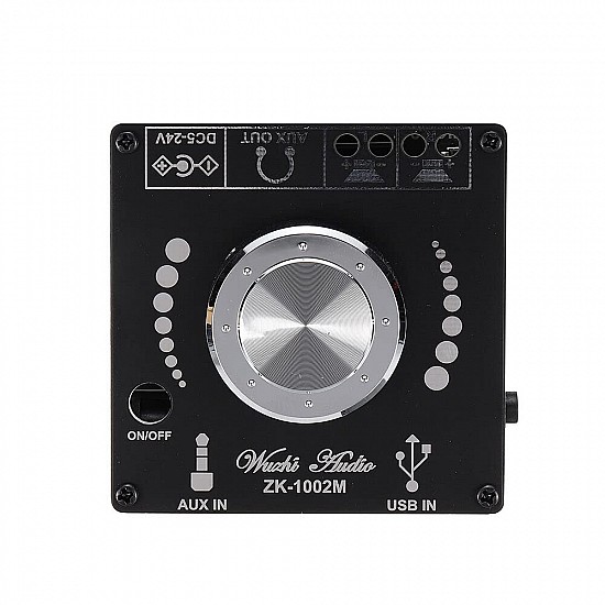 ZK-1002M 100WX2 Stereo Bluetooth 5.0 Power Audio Amplifier Board